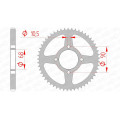 Couronne AFAM acier standard 10205 - 428 | Oxmoto