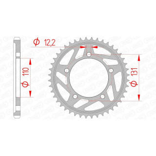 Couronne AFAM acier standard 164800 - 525 1074571003