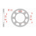 Couronne AFAM acier standard 16600 - 520 1074581003 | Oxmoto