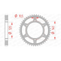 Couronne AFAM acier standard 16603 - 530 1074584007 | Oxmoto