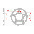 Couronne AFAM acier standard 14404 - 525 1074514006 | Oxmoto