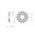 Pignon AFAM acier standard 20517 - 520 1075037003 | Oxmoto