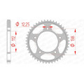 Couronne AFAM acier standard 10613 - 525 1074373007 | Oxmoto
