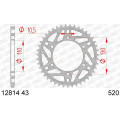 Couronne AFAM acier standard 12814 - 520 | Oxmoto