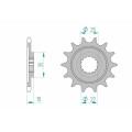 Pignon AFAM acier standard 94604 - 520 | Oxmoto