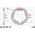 Couronne AFAM acier standard 50607 - 520 - nécessite un porte couronne AFAM