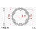 Couronne AFAM acier standard 71900 - 525 | Oxmoto
