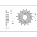 Pignon AFAM acier standard 52616 - 525 1077061001 | Oxmoto