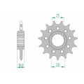 Pignon AFAM acier standard 61802 - 520 1077126001 | Oxmoto