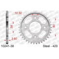 Couronne AFAM acier standard 10241 - 420 | Oxmoto