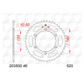 Couronne AFAM acier standard 203500 - 520 | Oxmoto