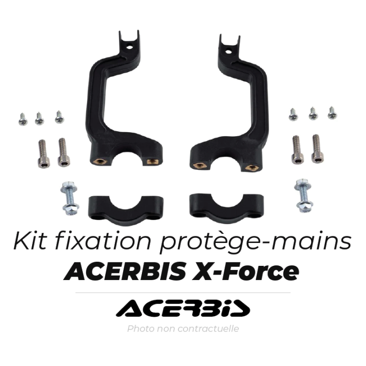 Kit fixation protège-mains Acerbis x-force | Oxmoto