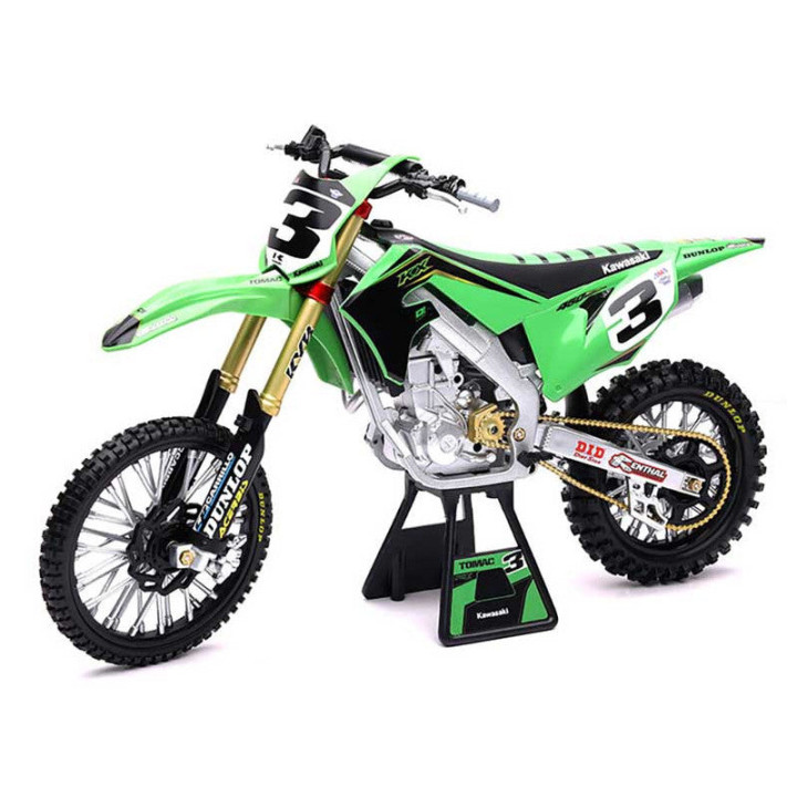 Maquette Kawasaki 450 kx eli tomac échelle 1/6 | Oxmoto