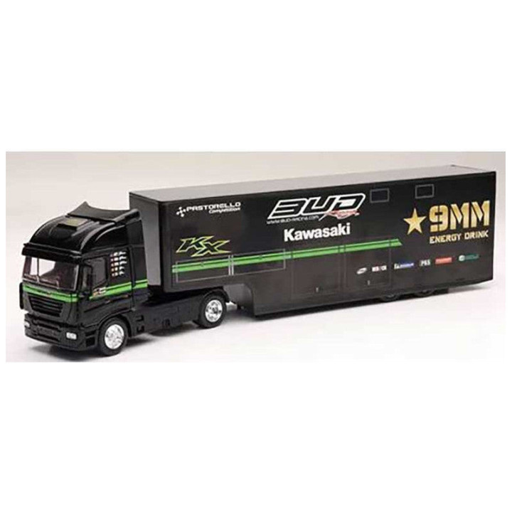 Maquette camion Kawasaki bud racing échelle 1/43 | Oxmoto