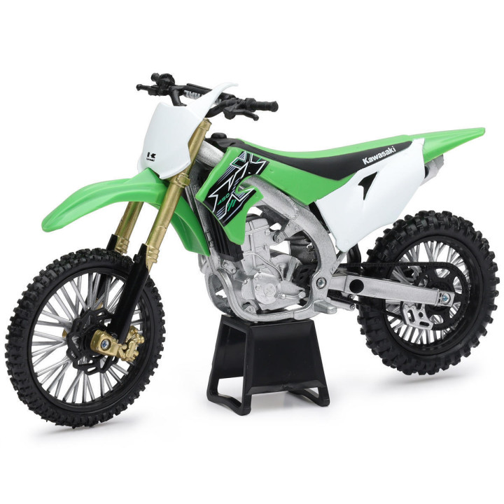 Maquette moto Kawasaki 450 kx échelle 1/12 | Oxmoto