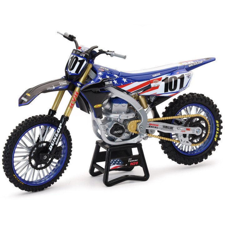 Maquette moto Yamaha 450 yzf mxdn e. tomac échelle 1/12