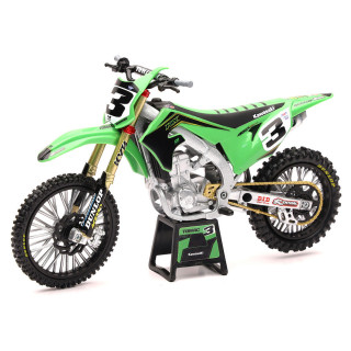 Maquette moto Kawasaki 450 kxf e. tomac échelle 1/12