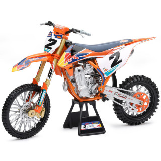 Maquette moto KTM 450 sx-f red bull c. webb échelle 1/6