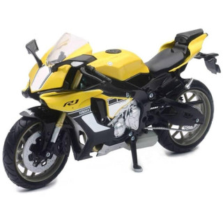 Maquette moto Yamaha yzf-r1 jaune échelle 1/12 | Oxmoto