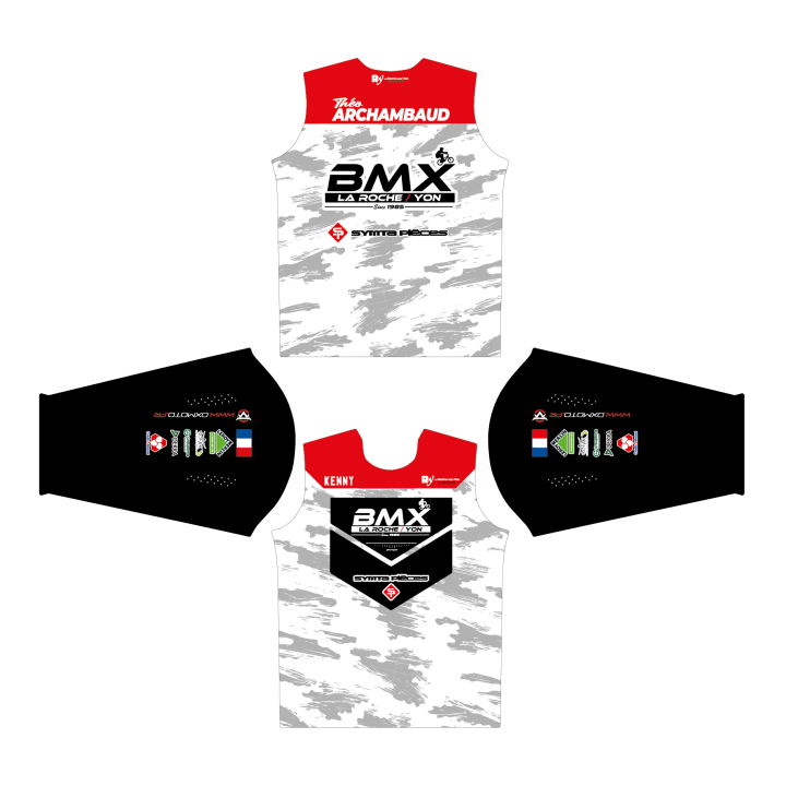 Maillot bmx de la roche sur yon | Oxmoto