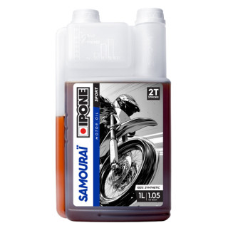 Huile mélange Ipone samourai racing 2T - 1L | Oxmoto