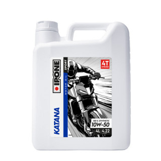 Huile moteur 4T Ipone katana 10w50 - 4L | Oxmoto