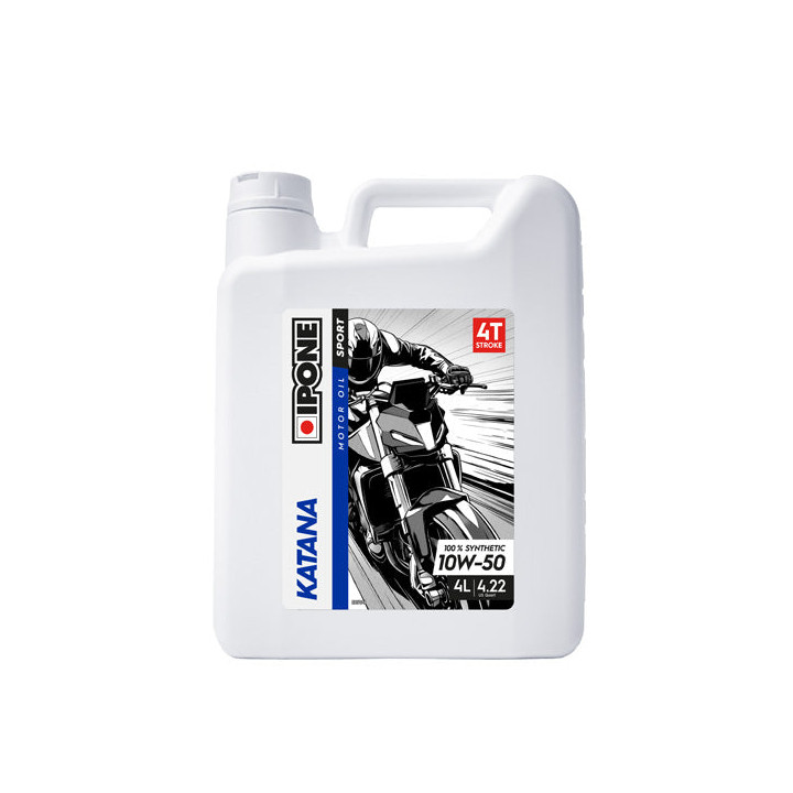 Huile moteur 4T Ipone katana 10w50 - 4L | Oxmoto