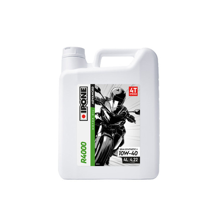 Huile moteur 4T Ipone r4000 10w40 - 4L | Oxmoto