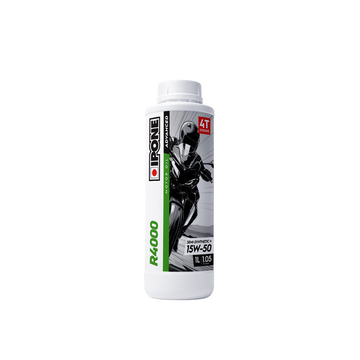 Huile moteur 4T Ipone r4000 15w50 - 1L | Oxmoto