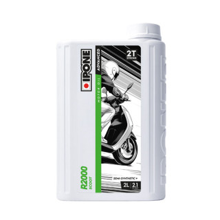 Huile mélange 2T Ipone r2000 scoot - 2L | Oxmoto
