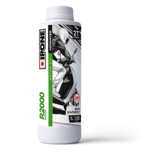 Huile mélange 2T Ipone r2000 scoot fraise - 1L | Oxmoto