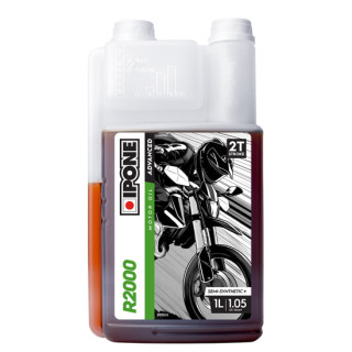 Huile mélange cyclo 2T Ipone r2000 - 1L | Oxmoto