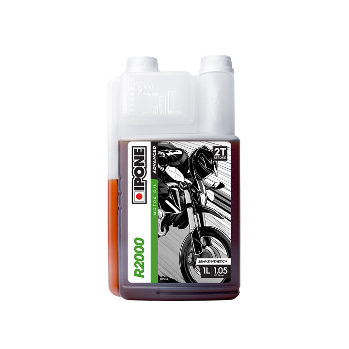 Huile mélange cyclo 2T Ipone r2000 - 1L | Oxmoto