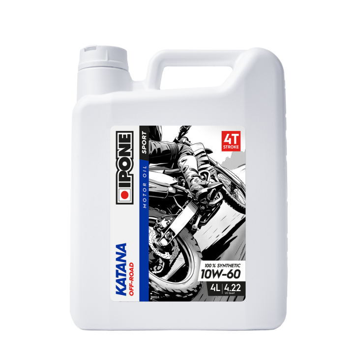 Huile moteur 4T Ipone katana off-road 10w60 - 4L 2800020