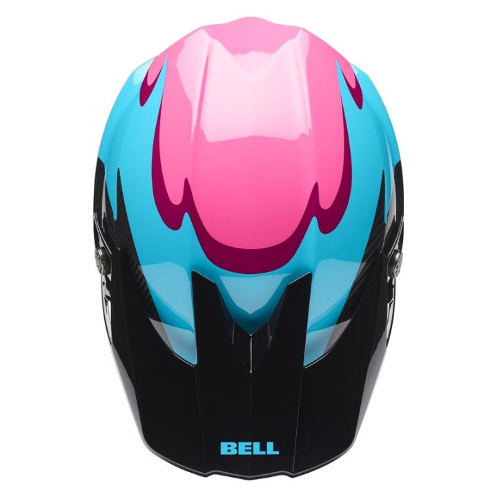 Casque Bell Moto-10 Spherical - Fluid Green Pink | Oxmoto