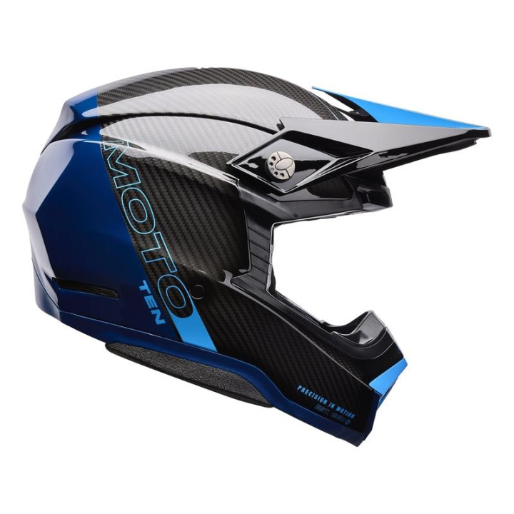 Casque Bell Moto-10 Spherical - Strike Blue | Oxmoto