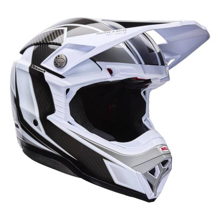 Casque Bell Moto-10 Spherical - Grid White/Black/Grey