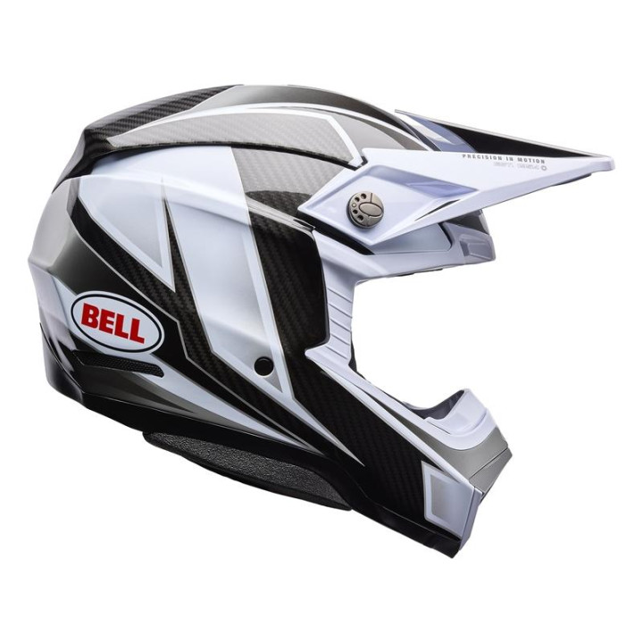 Casque Bell Moto-10 Spherical - Grid White/Black/Grey