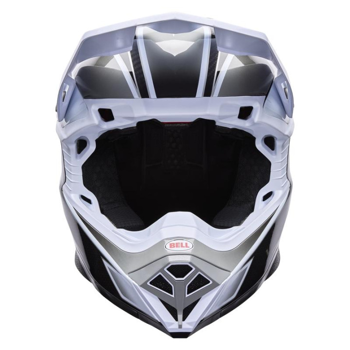 Casque Bell Moto-10 Spherical - Grid White/Black/Grey