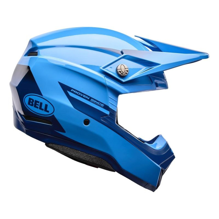 Casque Bell moto-10 mips fade bleu | Oxmoto