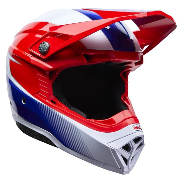 Casque Bell moto-10 mips falcon rouge/blanc | Oxmoto