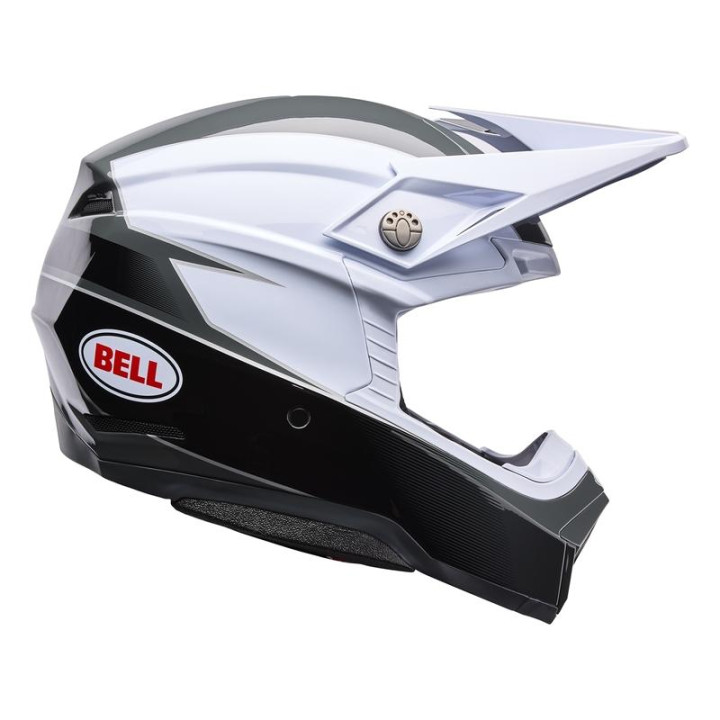 Casque Bell moto-10 mips falcon blanc/noir | Oxmoto