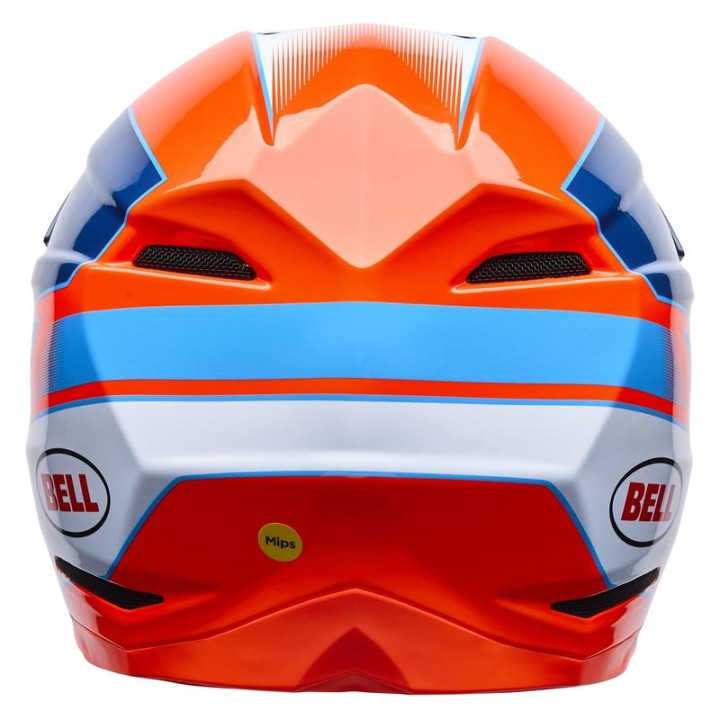 Casque Bell Moto-10 Mips - Falcon Orange/Blue | Oxmoto