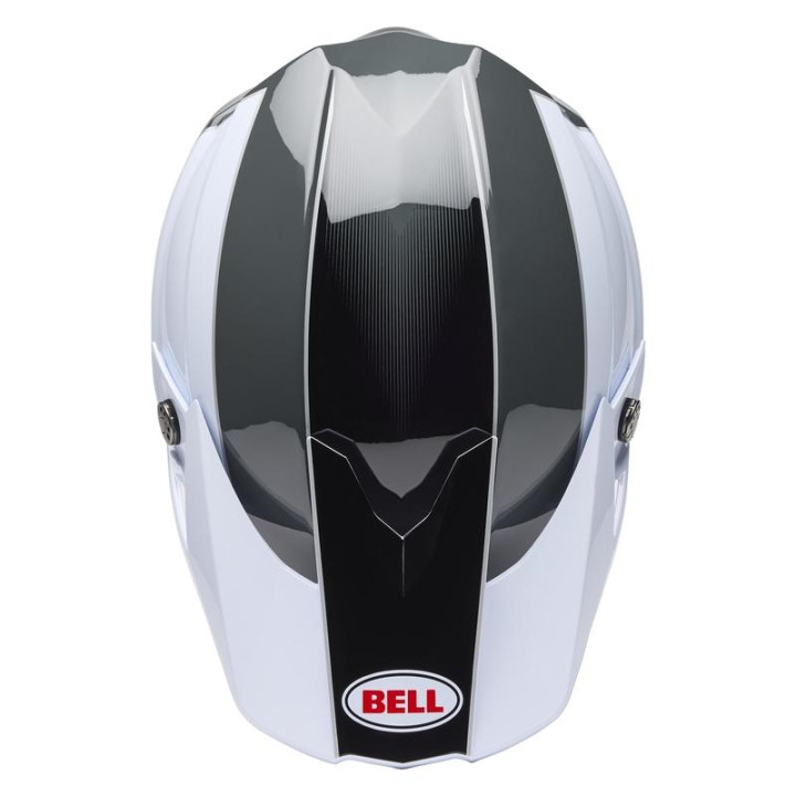 Casque Bell moto-10 mips falcon blanc/noir | Oxmoto