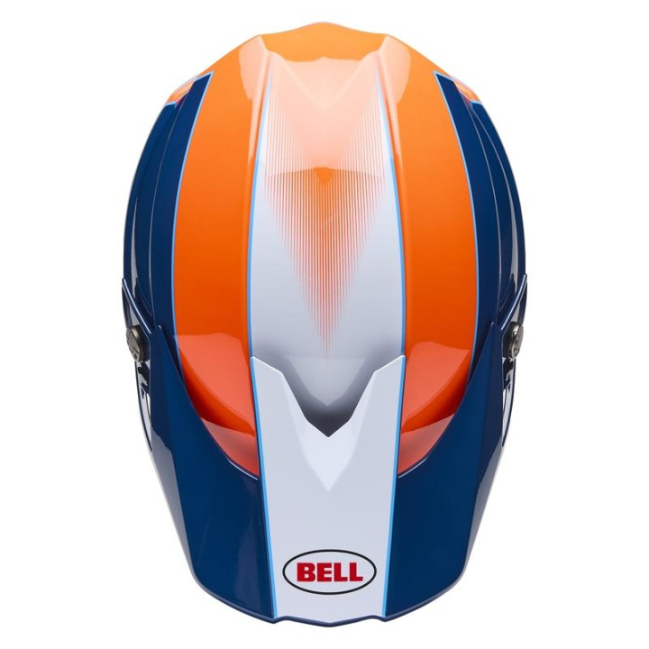 Casque Bell Moto-10 Mips - Falcon Orange/Blue | Oxmoto