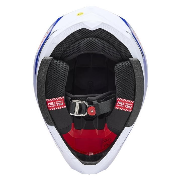 Casque Bell moto-10 mips falcon rouge/blanc | Oxmoto