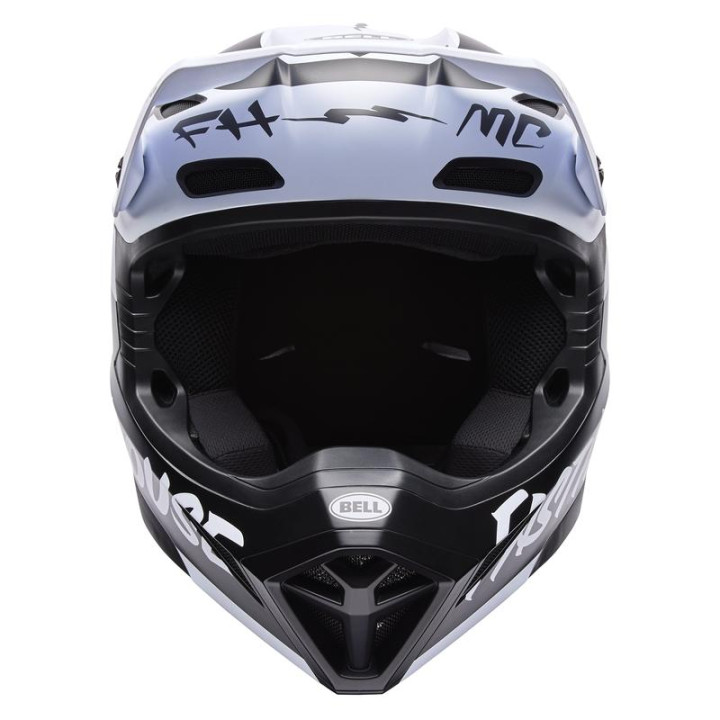 Casque Bell mx-10 mips fasthouse noir/blanc | Oxmoto