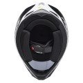 Casque Bell mx-10 mips fasthouse noir/blanc | Oxmoto