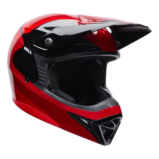 Casque Bell mx-10 mips wave rouge/noir | Oxmoto