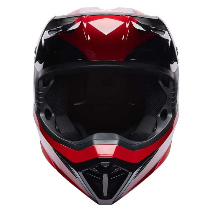 Casque Bell mx-10 mips wave rouge/noir | Oxmoto